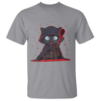 Funny Cat Vader Kitten Playing Darts T Shirt Space Scifi Dartist Gift - Wonder Print Shop