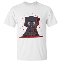 Funny Cat Vader Kitten Playing Darts T Shirt Space Scifi Dartist Gift - Wonder Print Shop