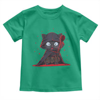 Funny Cat Vader Kitten Playing Darts Toddler T Shirt Space Scifi Dartist Gift - Wonder Print Shop