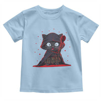 Funny Cat Vader Kitten Playing Darts Toddler T Shirt Space Scifi Dartist Gift - Wonder Print Shop