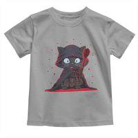 Funny Cat Vader Kitten Playing Darts Toddler T Shirt Space Scifi Dartist Gift - Wonder Print Shop
