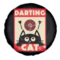 Black Cat Dart Thrower Spare Tire Cover Cat Lover Dartist Gift - Wonder Print Shop