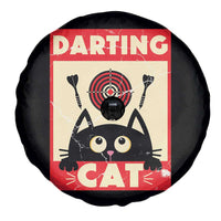 Black Cat Dart Thrower Spare Tire Cover Cat Lover Dartist Gift - Wonder Print Shop