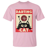 Black Cat Dart Thrower T Shirt Cat Lover Dartist Gift - Wonder Print Shop