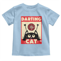Black Cat Dart Thrower Toddler T Shirt Cat Lover Dartist Gift - Wonder Print Shop
