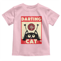 Black Cat Dart Thrower Toddler T Shirt Cat Lover Dartist Gift - Wonder Print Shop