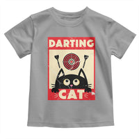 Black Cat Dart Thrower Toddler T Shirt Cat Lover Dartist Gift - Wonder Print Shop