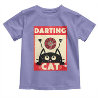 Black Cat Dart Thrower Toddler T Shirt Cat Lover Dartist Gift - Wonder Print Shop