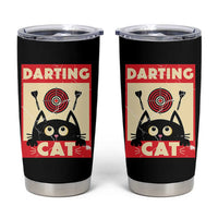 Black Cat Dart Thrower Tumbler Cup Cat Lover Dartist Gift - Wonder Print Shop
