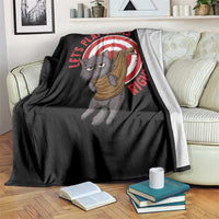Funny Cat Darts Lover Throw Blanket Lets Play Darts Right Meow - Wonder Print Shop