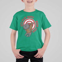 Funny Cat Darts Lover T Shirt For Kid Lets Play Darts Right Meow - Wonder Print Shop
