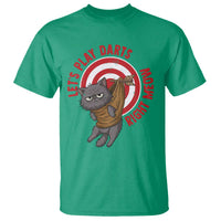 Funny Cat Darts Lover T Shirt Lets Play Darts Right Meow - Wonder Print Shop