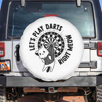 Lets Play Darts Right Meow Spare Tire Cover Cute Cat Dart Player Pub Game Gift - Wonder Print Shop