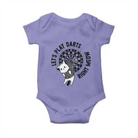 Lets Play Darts Right Meow Baby Onesie Cute Cat Dart Player Pub Game Gift - Wonder Print Shop