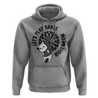 Lets Play Darts Right Meow Hoodie Cute Cat Dart Player Pub Game Gift - Wonder Print Shop
