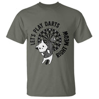 Lets Play Darts Right Meow T Shirt Cute Cat Dart Player Pub Game Gift - Wonder Print Shop