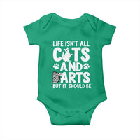 Life Is Not All Cats And Darts But It Should Be Baby Onesie Funny Dartist Gift - Wonder Print Shop