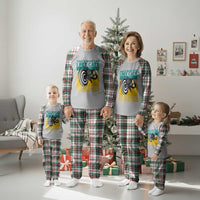 Funny Retro Sunset Cat Darts Plaid Pajama Set I Pet Cats I Play Darts And I Know Things - Wonder Print Shop