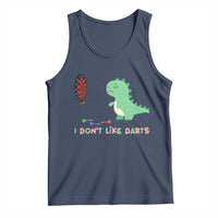 Funny Dinosaur Dartist Player Gift Tank Top I Do Not Like Darts - Wonder Print Shop