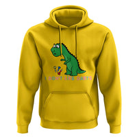 Funny Dinosaur Short Arms Problem Hoodie I Do Not Like Darts - Wonder Print Shop