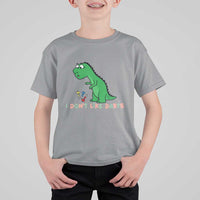Funny Dinosaur Short Arms Problem T Shirt For Kid I Do Not Like Darts - Wonder Print Shop
