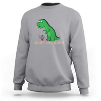 Funny Dinosaur Short Arms Problem Sweatshirt I Do Not Like Darts - Wonder Print Shop