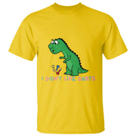 Funny Dinosaur Short Arms Problem T Shirt I Do Not Like Darts - Wonder Print Shop