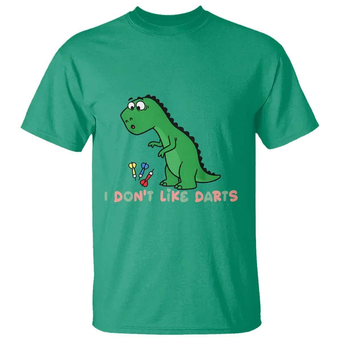Funny Dinosaur Short Arms Problem T Shirt I Do Not Like Darts - Wonder Print Shop