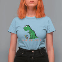 Funny Dinosaur Short Arms Problem T Shirt For Women I Do Not Like Darts - Wonder Print Shop