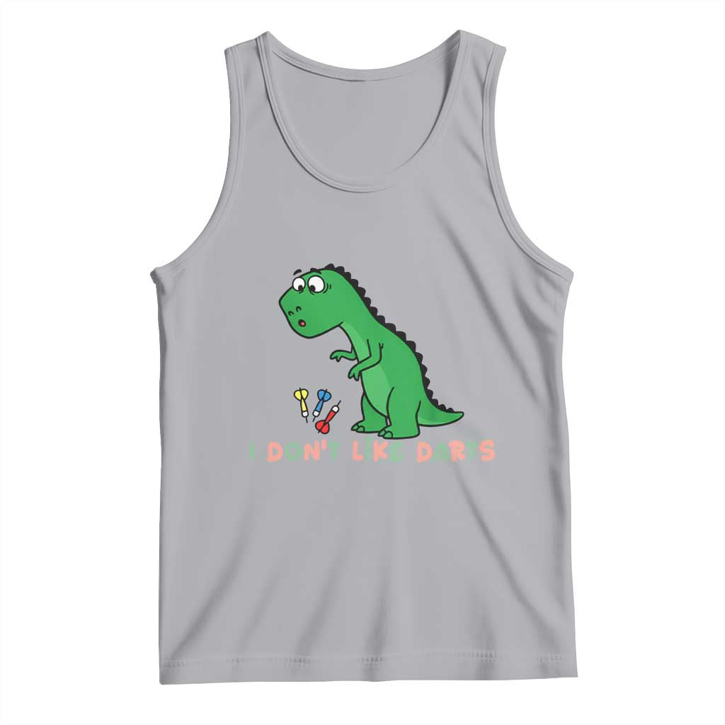 Funny Dinosaur Short Arms Problem Tank Top I Do Not Like Darts - Wonder Print Shop