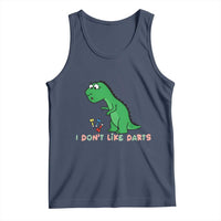 Funny Dinosaur Short Arms Problem Tank Top I Do Not Like Darts - Wonder Print Shop