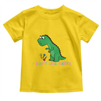 Funny Dinosaur Short Arms Problem Toddler T Shirt I Do Not Like Darts - Wonder Print Shop