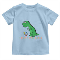 Funny Dinosaur Short Arms Problem Toddler T Shirt I Do Not Like Darts - Wonder Print Shop