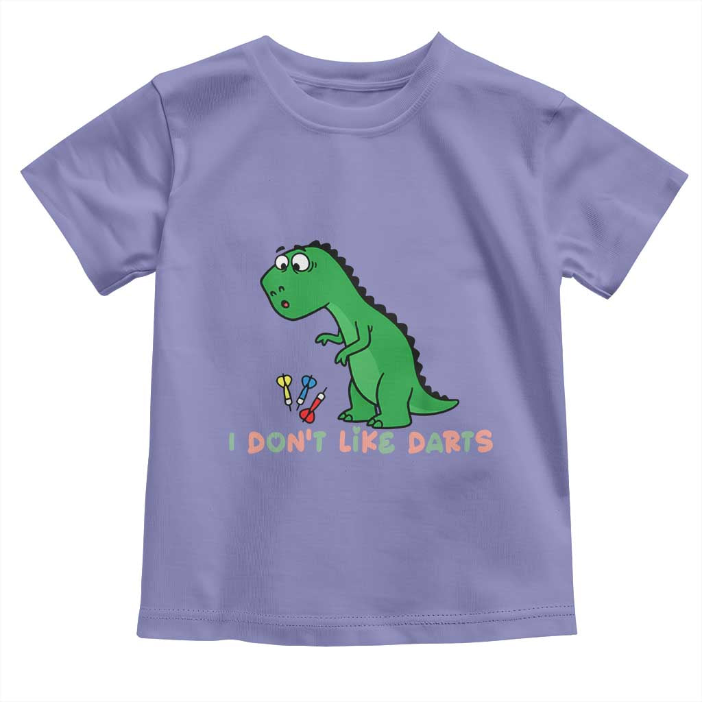 Funny Dinosaur Short Arms Problem Toddler T Shirt I Do Not Like Darts - Wonder Print Shop