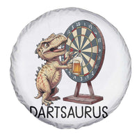 Dartsaurus Spare Tire Cover Funny Dinosaur Dart Player Gift - Wonder Print Shop