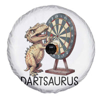 Dartsaurus Spare Tire Cover Funny Dinosaur Dart Player Gift - Wonder Print Shop