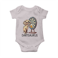 Dartsaurus Baby Onesie Funny Dinosaur Dart Player Gift - Wonder Print Shop