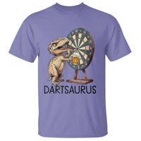 Dartsaurus T Shirt Funny Dinosaur Dart Player Gift - Wonder Print Shop