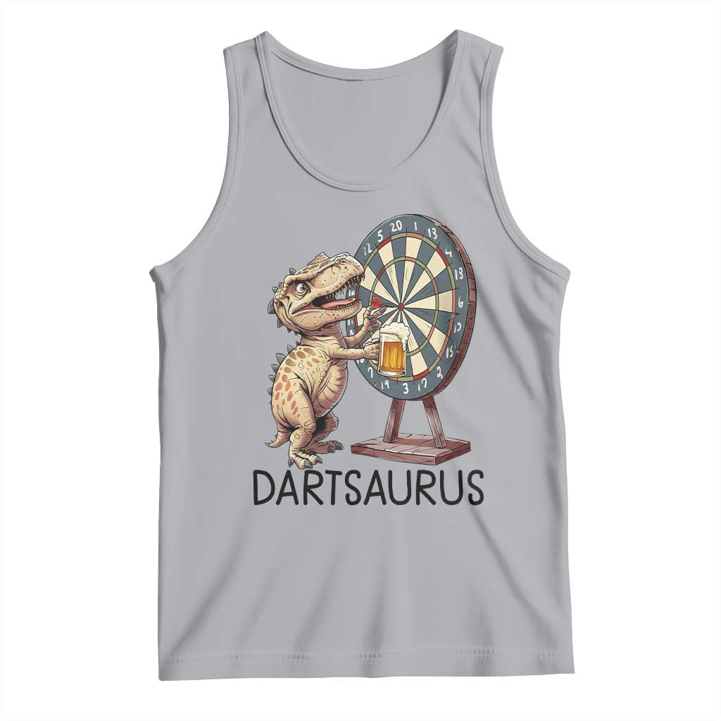 Dartsaurus Tank Top Funny Dinosaur Dart Player Gift - Wonder Print Shop