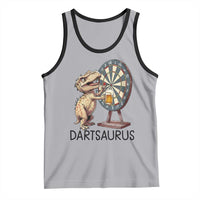 Dartsaurus Tank Top Funny Dinosaur Dart Player Gift - Wonder Print Shop