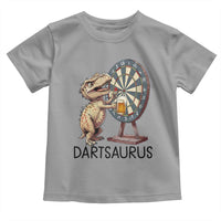 Dartsaurus Toddler T Shirt Funny Dinosaur Dart Player Gift - Wonder Print Shop