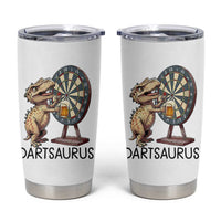 Dartsaurus Tumbler Cup Funny Dinosaur Dart Player Gift - Wonder Print Shop