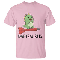 Cute Dartsaurus Playing Dart T Shirt Dinosaur Lover Gift - Wonder Print Shop