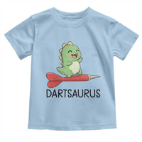 Cute Dartsaurus Playing Dart Toddler T Shirt Dinosaur Lover Gift - Wonder Print Shop
