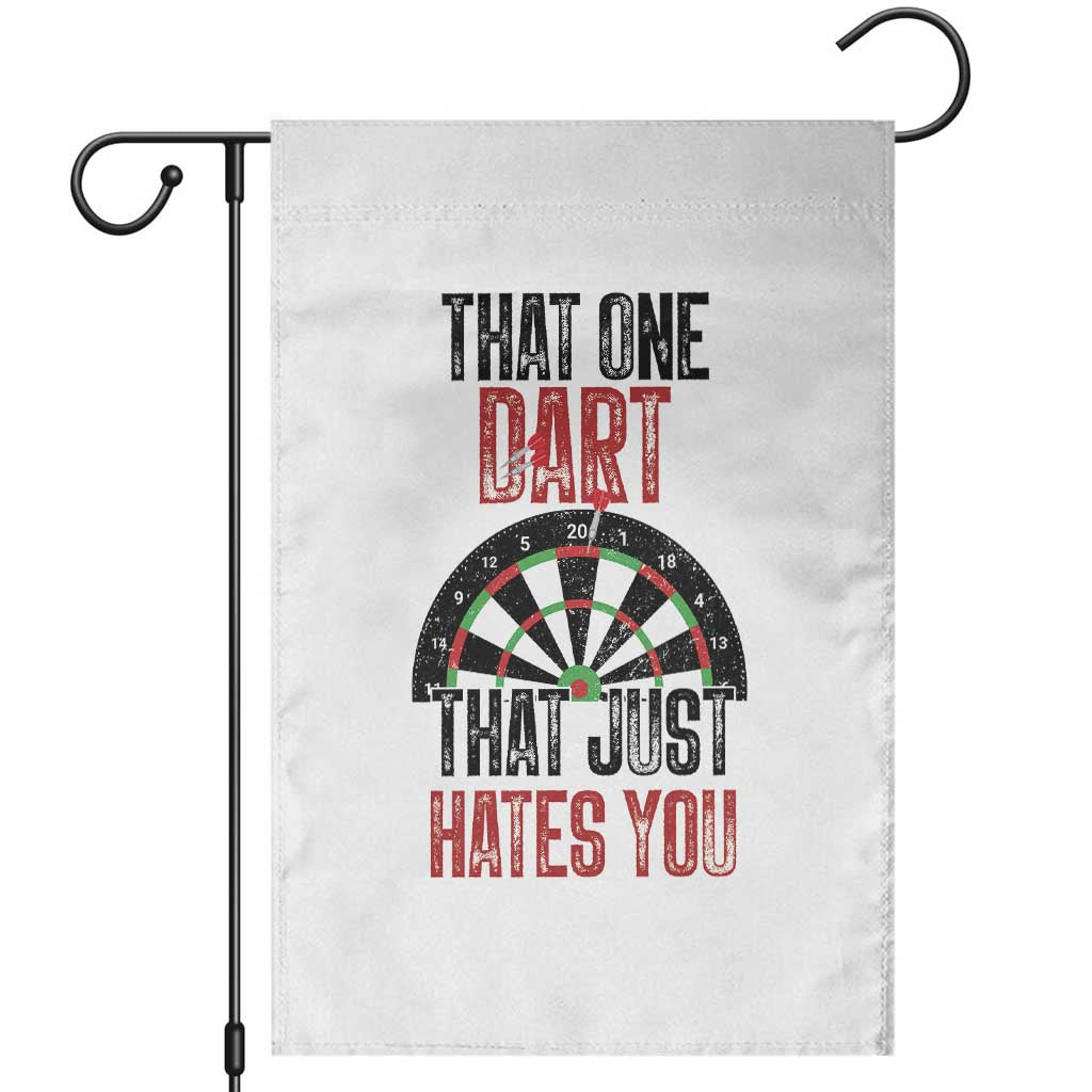 That One Dart That Just Hates You Garden Flag Funny Dartist Gift - Wonder Print Shop