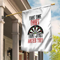 That One Dart That Just Hates You Garden Flag Funny Dartist Gift - Wonder Print Shop