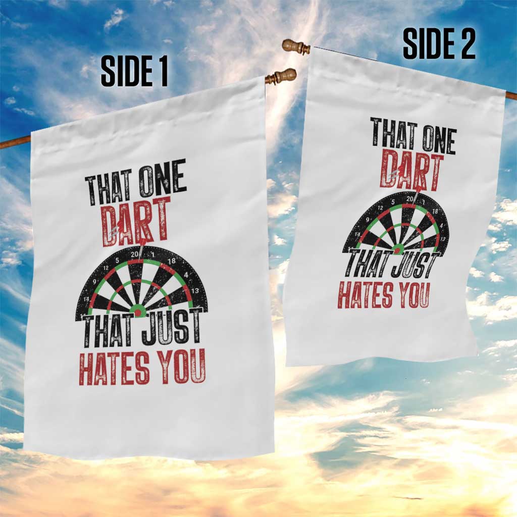 That One Dart That Just Hates You Garden Flag Funny Dartist Gift - Wonder Print Shop