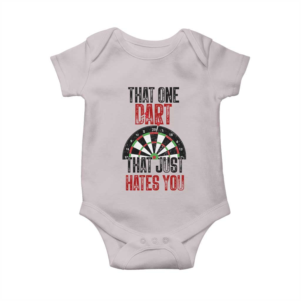 That One Dart That Just Hates You Baby Onesie Funny Dartist Gift - Wonder Print Shop