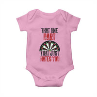 That One Dart That Just Hates You Baby Onesie Funny Dartist Gift - Wonder Print Shop