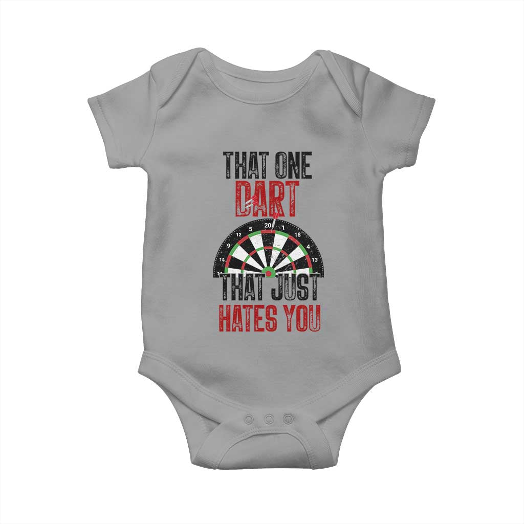 That One Dart That Just Hates You Baby Onesie Funny Dartist Gift - Wonder Print Shop